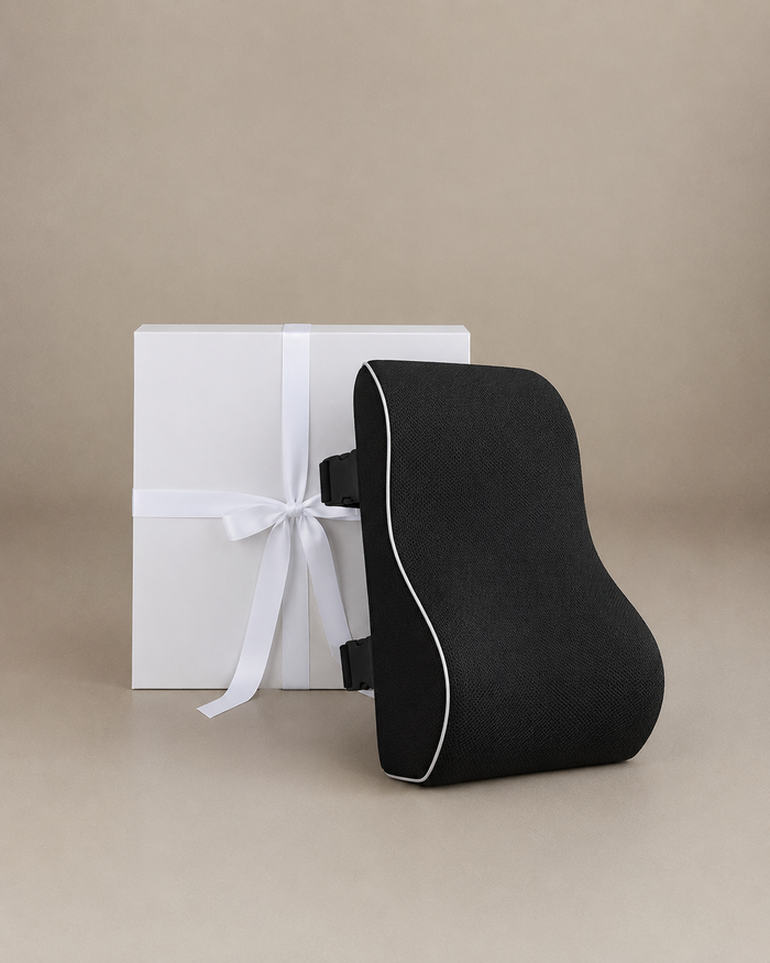 Ergonomic Memory Foam Lumbar Support Cushion